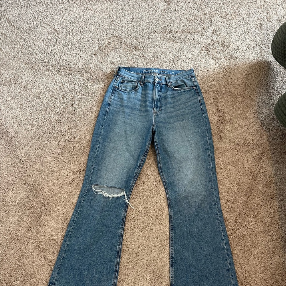 American Eagle Outfitters Blue Flare Jeans